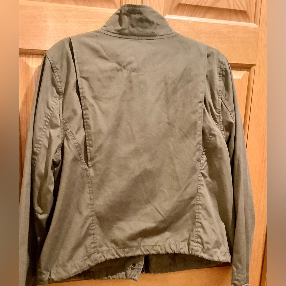 Women’s Torrid Army Green Olive Utility Lightweight Jacket Size 1X EUC - Picture 7 of 13